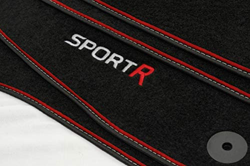 Sport Velour Fußmatten Satz für Honda Civic VIII UFO (2006-2012) - 4-teilig - Passgenau