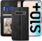 YATWIN Compatible with Samsung Galaxy S10 Plus Case, Flip Wallet Leather Case with Card Slot and Shockproof Function Kickstand Phone Cases Cover for Samsung S10 + - Black