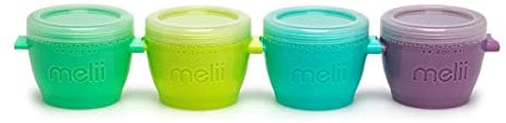 melii Snap & Go Baby Food Freezer Storage Containers & Snack Containers, 113.4 g / 118ml