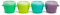 melii Snap & Go Baby Food Storage Containers with lids, Snack Containers, Freezer Safe, 4 oz - 4 Pack, Original