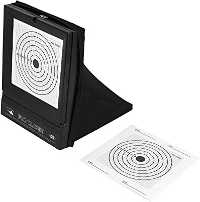 Outdoor Shooting Target with Trap Net Catcher, BB Gun Practice Target | Portable Trap Net Design for Cleaner Shooting Practice and Easy Target Replacement.