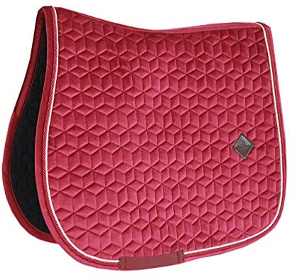 Tapis de selle FULL - Fuchsia - Velours - Saut d'obstacles