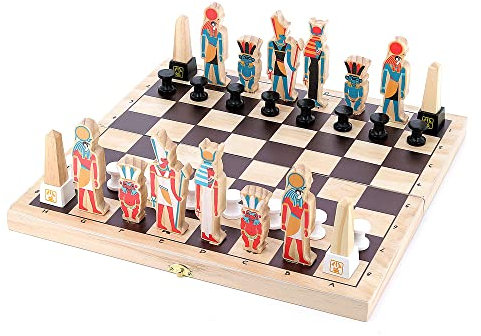 Vilac - Le Louvre 9506 Schachspiel, Mehrfarbig