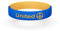 Helping Band - Silikon Armband - United in Peace I Größe S/M I Farbe Gelb Blau - Unterstütze Ukraine-Projekte - Silikonarmband für Herren und Damen - Gummi Armbänder