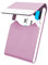 Waylipun Porte-cartes de visite professionnel en cuir synthétique avec fermeture magnétique pour garder les cartes de visite en parfait état, rose, Classique