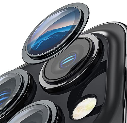 WSKEN Kamera Schutz für iPhone 14 Pro/iPhone 14 Pro Max Kameraschutz. [Ultra-Klar Kamera Glas][9H Härte Kratzfest]HD gehärtetes Glas Objektivschutz für iPhone 14 Pro/iPhone 14 Pro Max Zubehör (Black)