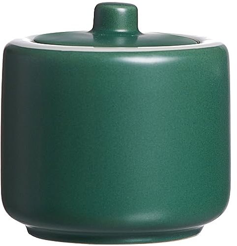Ritzenhoff & Breker Sucrier Jasper Boîte à sucre Boîte à provisions Vert Ø 8.5 cm