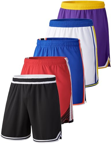 Liberty Imports Herren Shorts Sportshorts aus Mesh mit Taschen