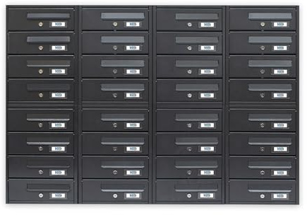 Cassetta postale condominiale 32 posti cm 120x17x84h - Modello Modular