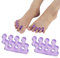 WeddHuis 2 Paires Séparateurs d'Orteils Ecarteur Orteil en Gel de Silicone, Souple et Flexible pour la Pose de Vernis à Ongles, Outils de Pedicure