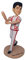 mydedor Benutzerdefinierte Wackelkopf-Figuren, maßgeschneiderte Puppe, männlicher Baseball-Athlet, handgefertigt, personalisierte Skulptur