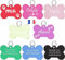 GEMOLIA Medaille chien avec gravure personnalisée, Gravure Laser En France, 3 tailles disponibles S-M-L pour différentes races porte adresse colliers chat et chien identification
