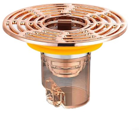 Zoegneer Siphon de sol en PVC transparent pour diamètre de pores de 33 à 45 mm, anti-odeur avec filtre amovible