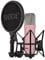 RØDE NT1 Signature Series Large-diaphragm Condenser Microphone with Shock Mount, Pop Filter and XLR Cable for Music Production, Vocal Recording, Streaming and Podcasting (Pink)