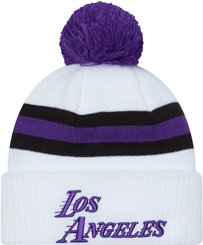 New Era Baseballmütze mit Bündchen für Jugendliche, mit POM POM – NBA Kinder Winter Knit Toque Cap