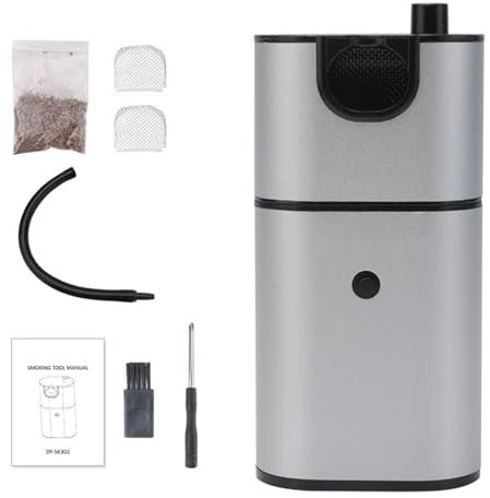 Eljeczt Räucherpistole Set Räucherpistole Für Lebensmittel Mit Hackschnitzel Und Zubehör Tragbares Smoking Gun Food Smoker Für Getränke Und Lebensmittel Für Fleisch-Lachs-Cocktail-Käse