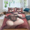 Zbeiba Bettwäsche 135x200 cm,Sexy Körper eines Bettbezug Set 3 Teilig-1 Bettbezug+2 Kissenbezug,schöne Frau Mikrofaser Bettwäsche Sets für Jungen und Mädchen(T4,135x200+2 * 80x80)