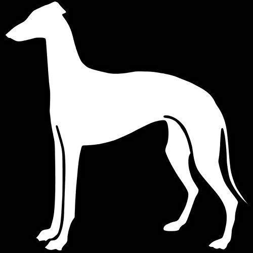 ROPEME 14,8 * 15,2 cm Windhund Hund Auto Styling Dekoration Aufkleber Mode Fenster Dekoration Cartoon Auto Aufkleber