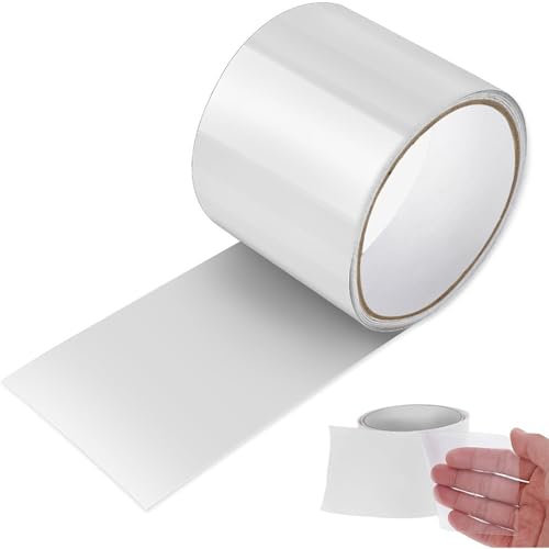 Invisible Tent Repair Tape, 6cm x 5m Heavy Duty Tape Patch for PVC Coated Awning, Gazebo, Canvas, Nylon, UV Resistant Air Bed Paddling Pool Puncture Repair Kit