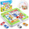 BABECTOY Rush Hour Spiel, Rush Hour, Parkspiele, Auto Spielzeug Stauspiel Logikspiel mit 140 Levels, Denken Logik Puzzle Spiele, Brettspiele Familienspiel für Jungen Mädchen ab 5 6 7 8 9 10 Jahren