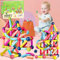 RDDAIPE Magnetische und Stangen, 88 Stück Magnetische Stäbe Kinder Bausteine, Magnetstäbe Magnetic Sticks, Spielzeugbausteine Set für Kinder ab 3 4 5 6 7 8 Jahren