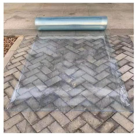 Rygcrud Copertura Pergola in Policarbonato, Tende da Sole per Finestre E Tettoie A Prova di Pioggia, Telo per Serre per Esterni, Solarium, Giardinaggio, Agricoltura E Capannoni(39.4 x3.3')