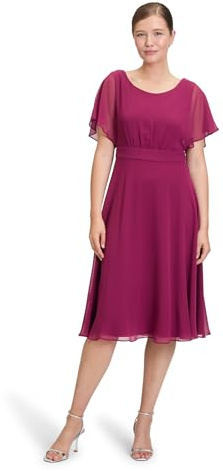 Vera Mont Damen Cocktailkleid Kurzarm 42, Sweet Berry