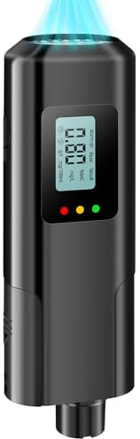 PTUI Etilometro Portatile Certificato - Alcol Test Portatile Senza Contatto Professionale con Display Digitale LCD e Chip Ad Alta Sensibilità per Uso Domestico e Feste