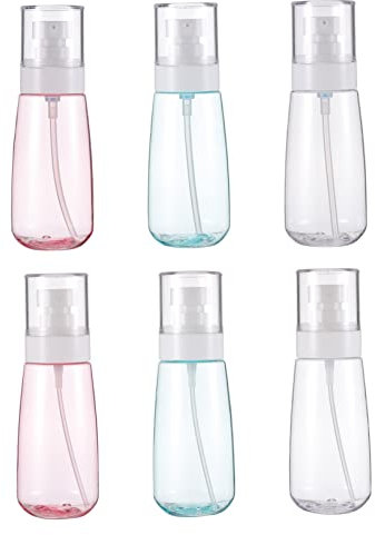 Ipetboom 6stücke Teilige Wiederverwendbare Kleine Sprühflasche Leere Sub-flasche Outdoor-reiseflasche Für Lotionen Und Proben