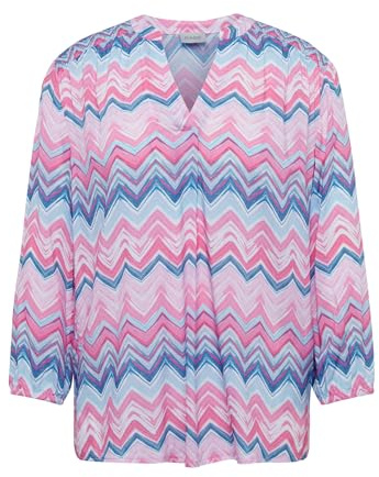 Rabe Bluse Zick-Zack Muster in Rosa für Damen