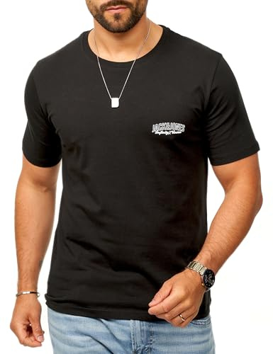 JACK & JONES Herren T-Shirt Infinity O-Neck Shirt Kurzarmshirt