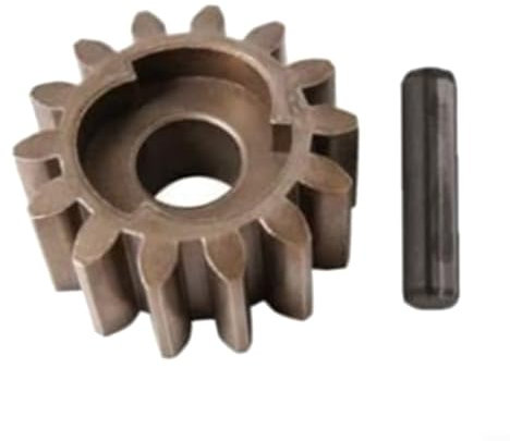 14 Zähne Rasenmäher Antriebsritzel Kit (2 Ritzel + 2 Antriebsstifte) Metallkonstruktion (5x5x5cm) Kompatibel mit Brast/Daye/Güde/Einhell/Hecht/Rotenbach Rasenmäher