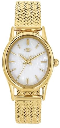 TOM TAILOR - Damen Quarz Armbanduhr - Alloy Gehäuse - Edelstahl Armband - Wasserdicht 3 Bar