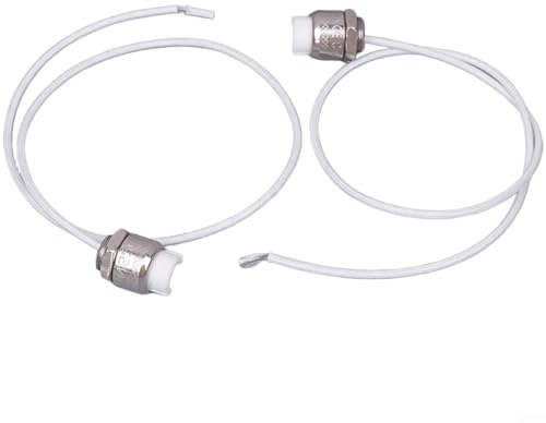 Lot de 2 têtes de lampe de rechange pour support de lampe R7S résistantes à la chaleur en métal et plastique, compatibles avec les bases de lampe R7S pour éclairage de tube