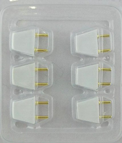 Puppenhaus 12 v Beleuchtung Zubehör Ersatz Teil 6 Männlich 2 Pin Stecker