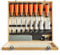 VonHaus Chisel Set - 10pcs Woodworking Tools Set - Wood Carving Tools, Wood Chisel Sets with Sharpening Stone, Honing Guide and Storage Case