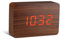 Gingko GK15R8 Digitaluhr 'Click Clock' Ziegelsteinform, Schwarz mit weißer LED-Anzeige