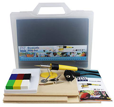 Encaustic Pen, großes Geschenk-Set mit viel Zubehör