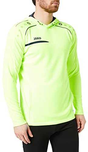 JAKO Herren Kapuzensweatjacke Prestige, lemon/marine, L, 8858