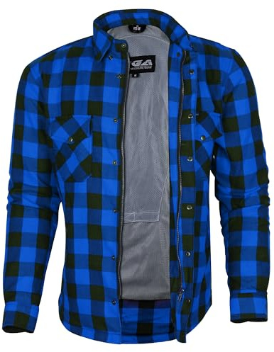 Bikers Gear Australia, Camicia protettiva in flanella di Kevlar (aramide)