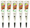 5x Golecha Mehndi Kegel, Temporäre Tätowierung, Tattoo Paste, Körperkunst - Weiss (125g))