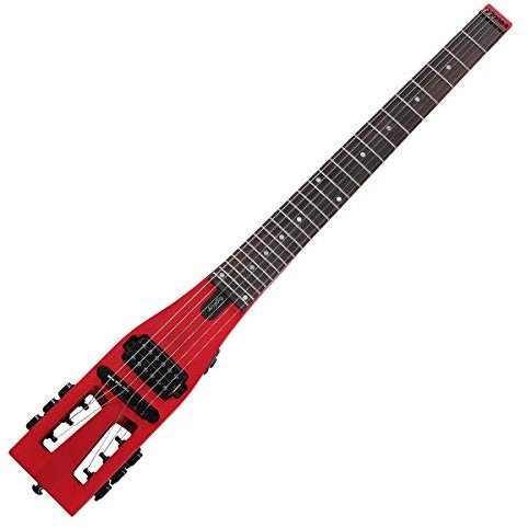 Anygig E-Gitarre Practikal tragbare Reise 82CM 1.6KG Cherry Matte 25.5 Vollausschlag mit Gigbag Rechtshänder
