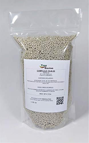 DAP 18-46-00 Concime granulato complesso NPK. FOSFATO DIAMONICO 5KG