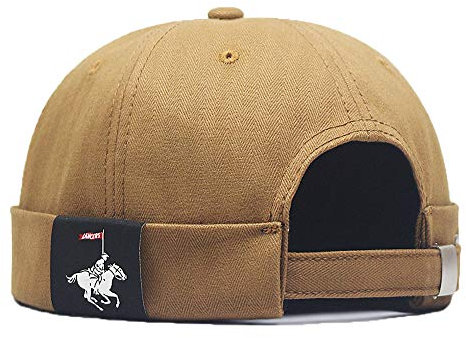 YAMEE Docker-Cap Docker Mütze Seemannsmütze Hafenmütze Herrenmütze Bikercap Hat Wandermütze Dockercap Kopfbedeckung Seemannskappe(Kopfumfang Größenverstellbar