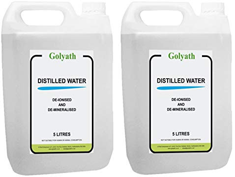Distilled Water 10L (10 Litre) - Pure Steam Distilled Water 10 Ltr