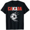 Kanada Fußball Fans Trikot Kanadische Flagge Fußball Ball im Netz T-Shirt