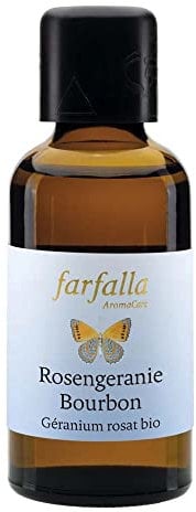 FARFALLA Ätherisches Öl, Rosengeranie, Bourbon, bio, 50ml (10er Pack)