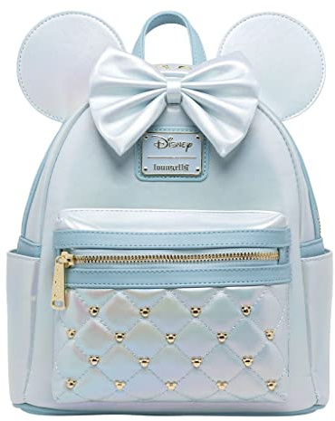 Loungefly Disney The Minnie Mouse Classic Series Mini-Rucksack – irisierender Himmel, Mehrfarbig, Einheitsgröße, Wdbk2835