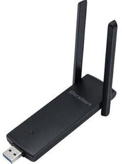DEXLAN 1200Mbps WiFi 5 AC1200 USB 3.0 W/2x3dBi Roto-Antenna