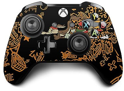 Head Case Designs Offizielle Looney Tunes Wile E. Coyote Graphics Und Charaktere Vinyl Haut Gaming Aufkleber Abziehbild Abdeckung kompatibel mit Xbox One S/X Controller